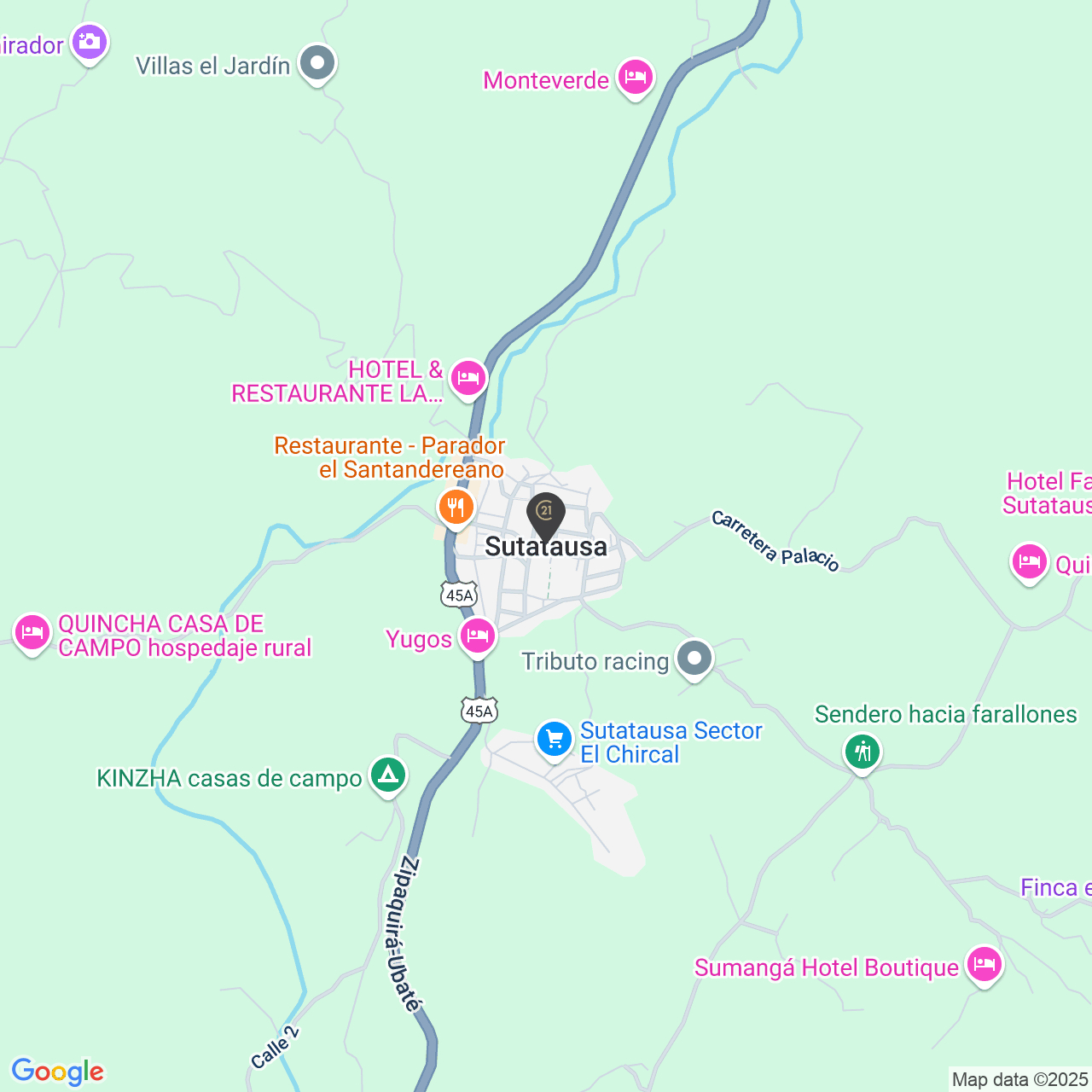 Ubate Mapa Call